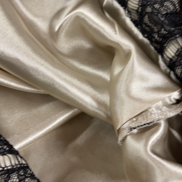 Willi Smith Black Lace Top Small - Picture 7 of 9